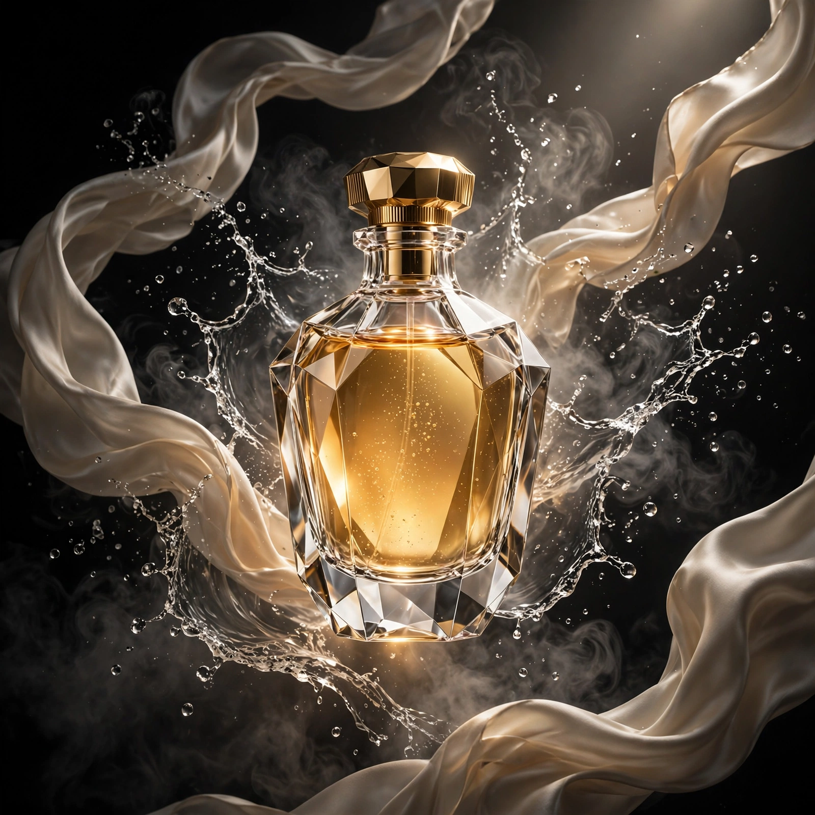 Luxury perfume product shot — AI-generated example