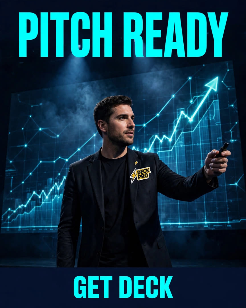 Startup Pitch poster template
