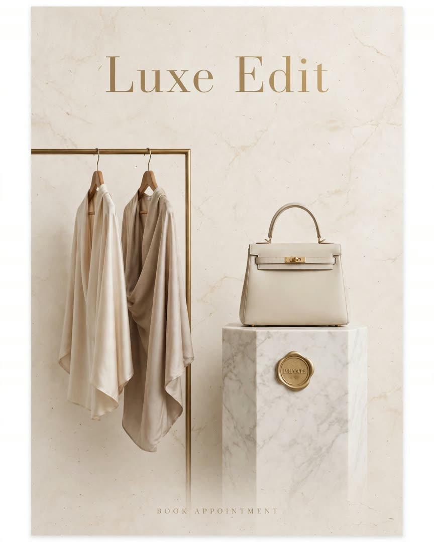 Luxe Boutique poster template