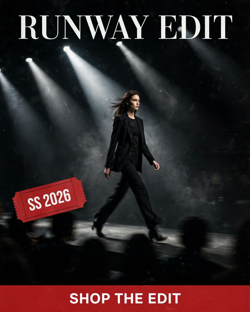 Runway Edit poster template