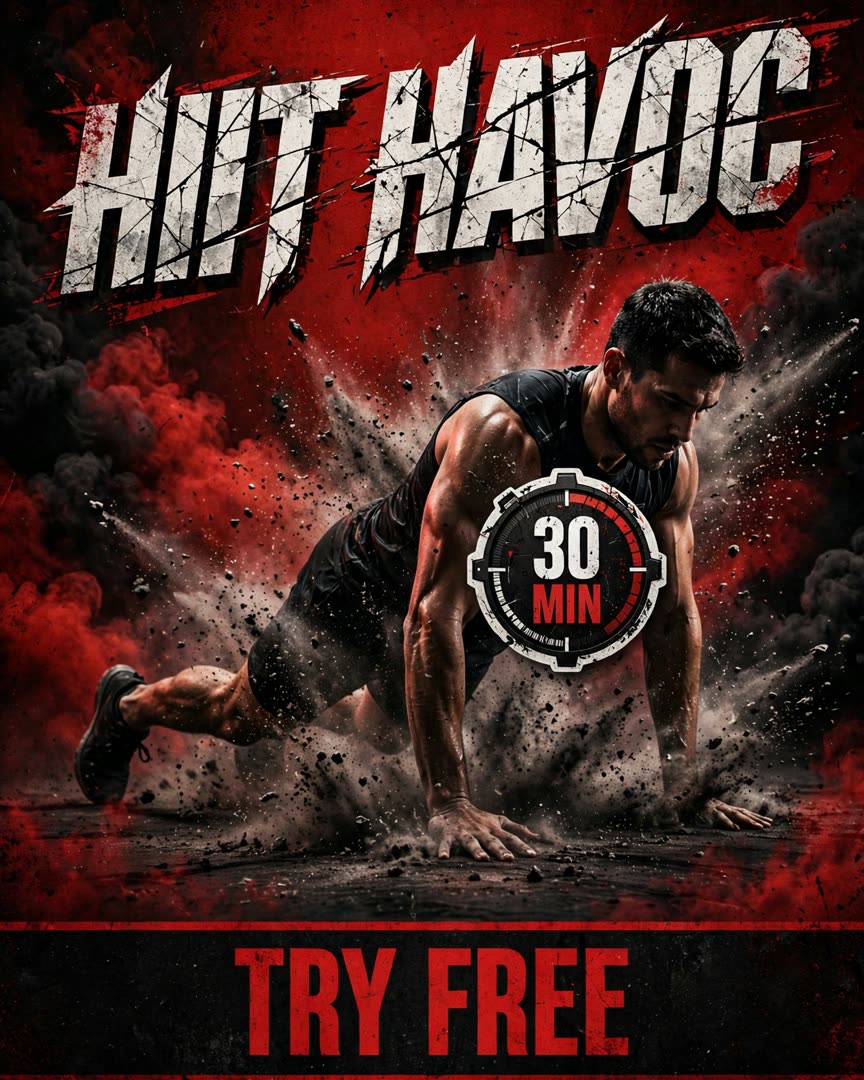 HIIT Havoc poster template