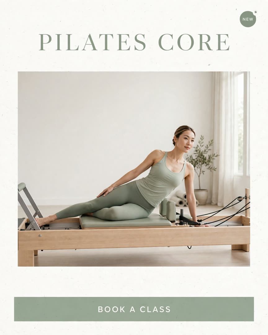 Pilates Core poster template