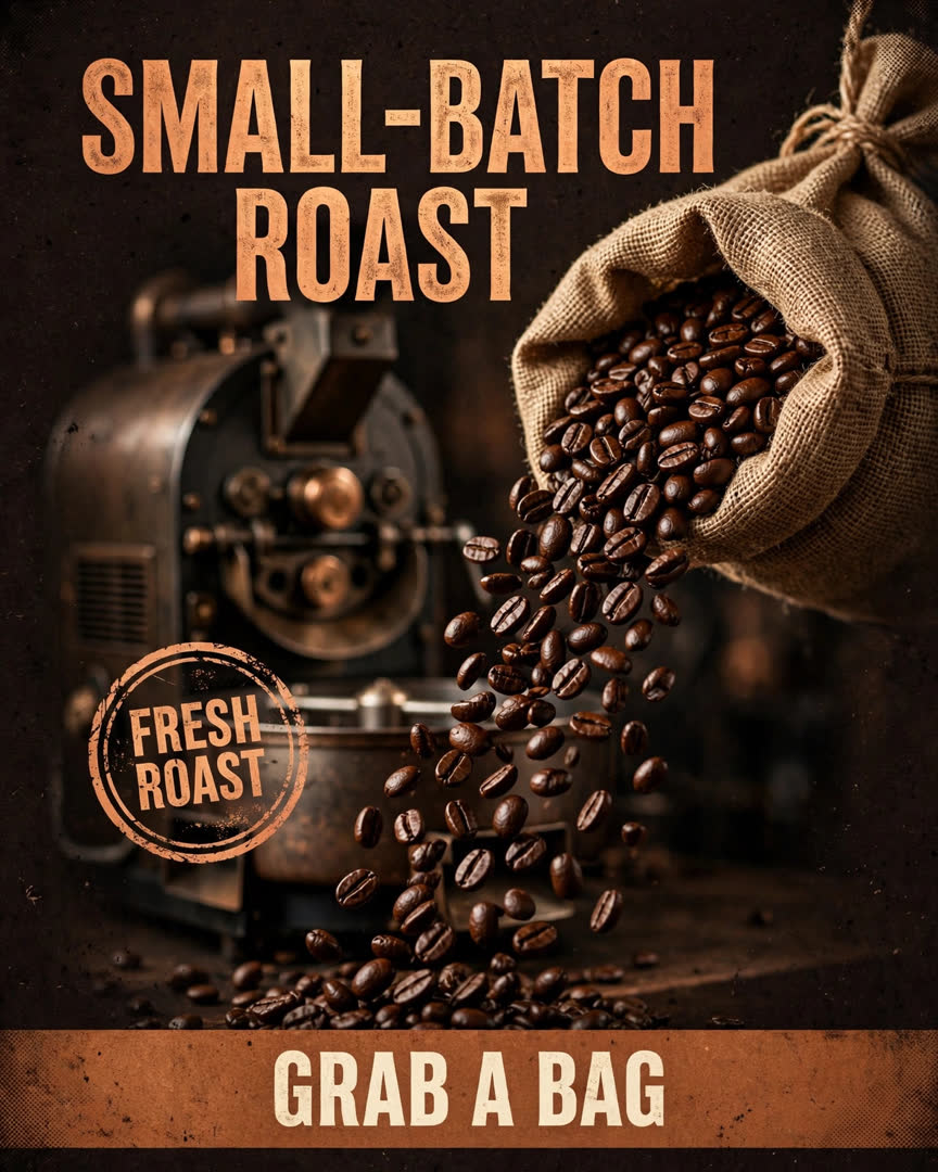 Roast House poster template
