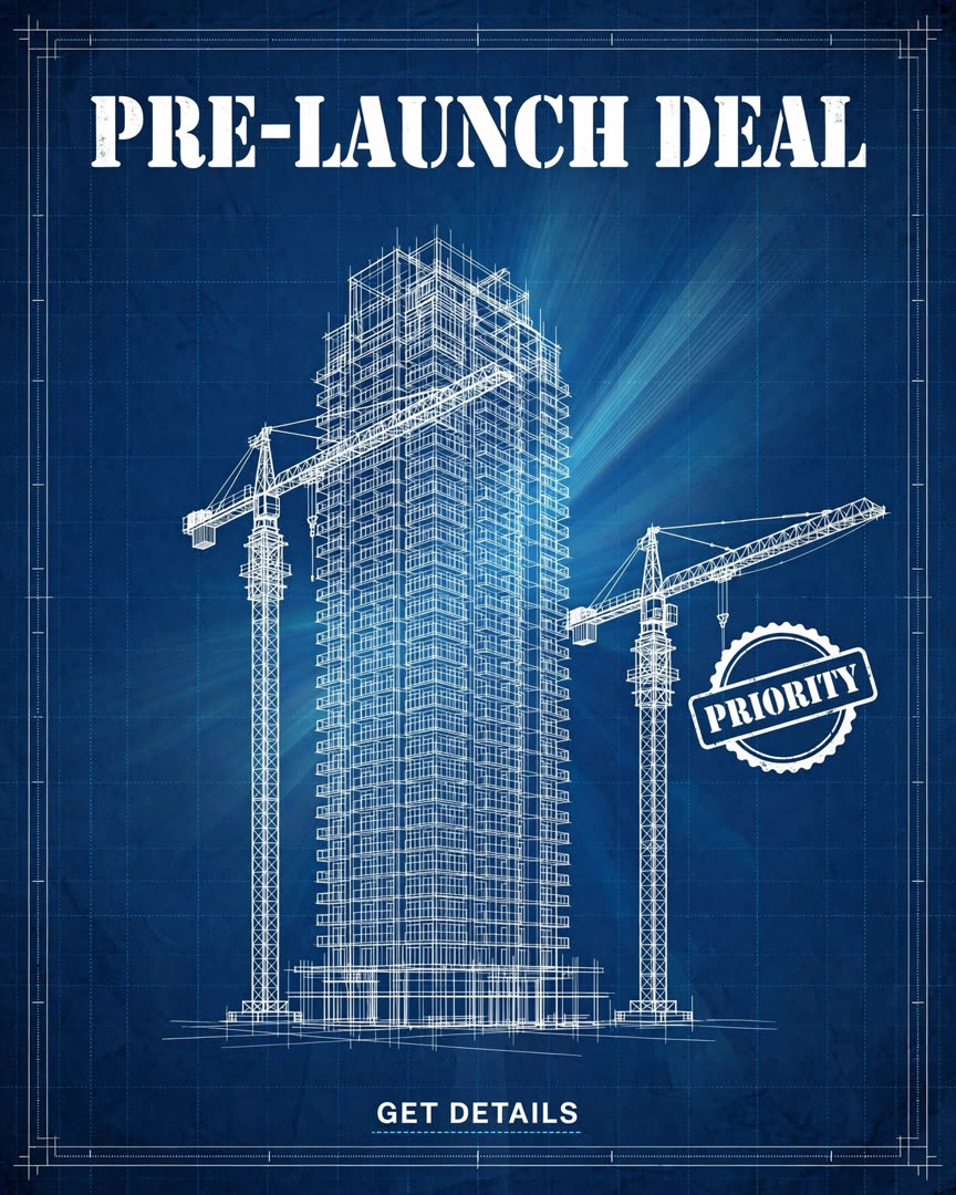 Pre-Launch Offer poster template