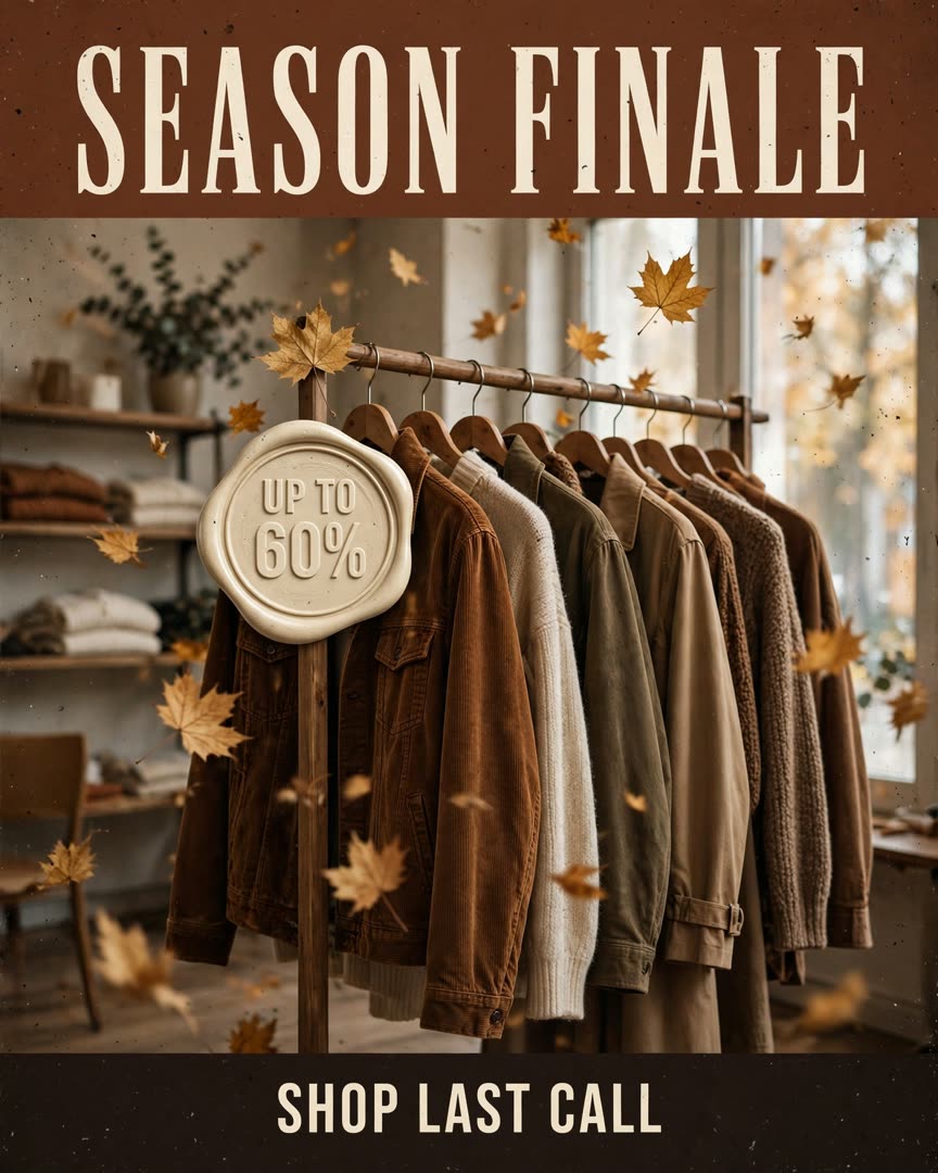 Season Finale poster template